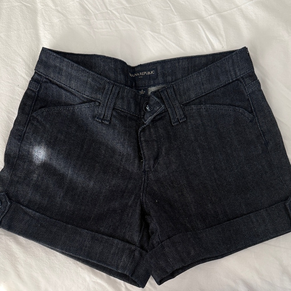 Banana Republic Dark Denim Jean Shorts